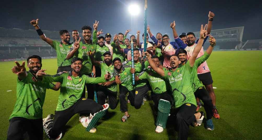 খুলনাকে কাঁদিয়ে এনসিএলে ব্যাক টু ব্যাক চ্যাম্পিয়ন রংপুর