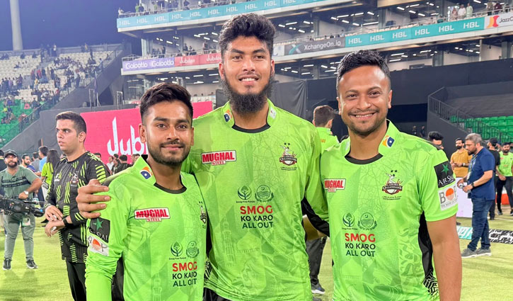 দাপুটে জয়ে চ্যাম্পিয়ন রিশাদ-সাকিবদের লাহোর