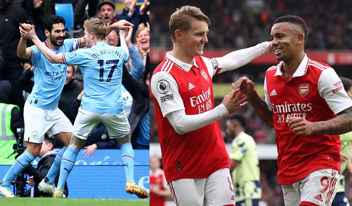 একই ব্যবধানে জিতলো ম্যানসিটি ও আর্সেনাল