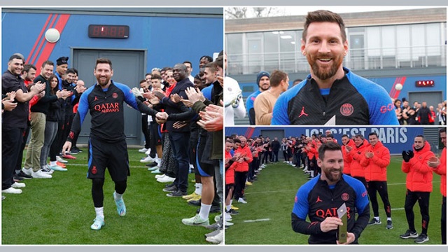 বিশ্বকাপ জিতে পিএসজিতে ফিরে ‘গার্ড অব অনার’ পেলেন মেসি