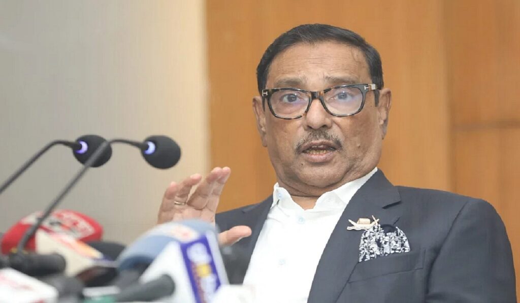 জাপার সাথে আলোচনা গোপনে হয়নি, গোপনীয়তা রক্ষা করা হয়েছে: ওবায়দুল কাদের