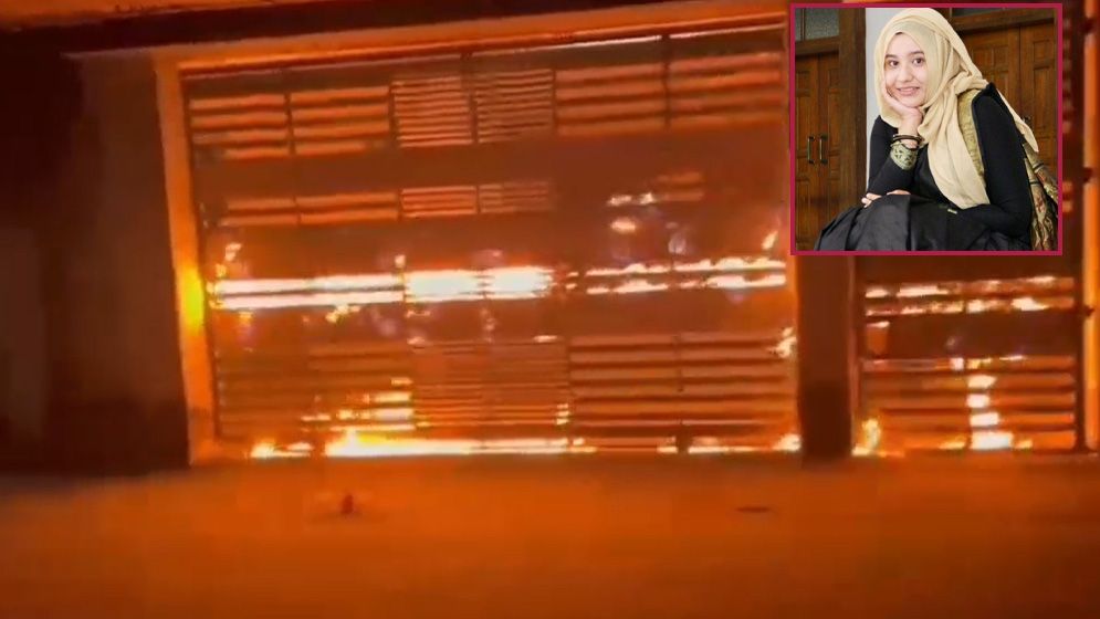 ডাকসু নেত্রী রাফিয়ার বাসায় আগ্নিসংযোগ, থানায় অভিযোগ দায়ের