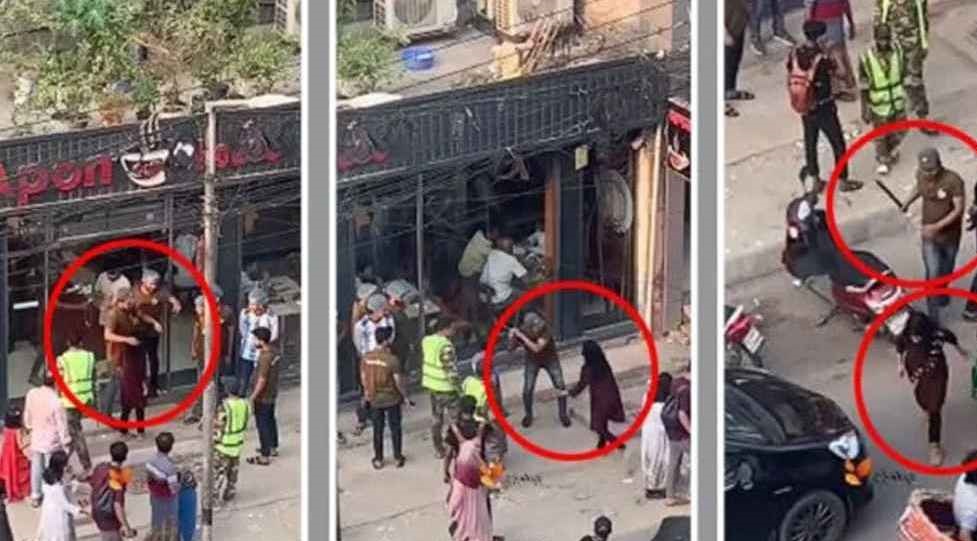 তরুণীকে লাঠিপেটার ঘটনায় ‘আপন কফি শপ’-এর ২ কর্মী রিমান্ডে