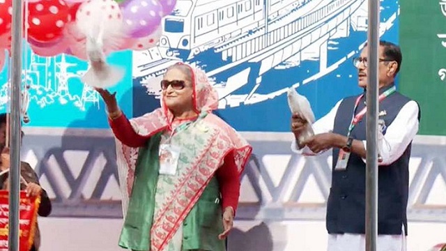 আ. লীগের সম্মেলন উদ্বোধন করলেন শেখ হাসিনা