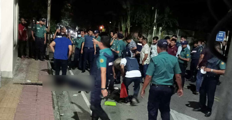 গুলশানে পুলিশের গুলিতে পুলিশ সদস্য নিহত