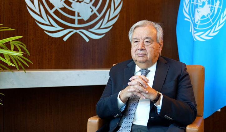 গাজায় ইসরায়েলের তীব্র অভিযানের নিন্দা জাতিসংঘ প্রধানের