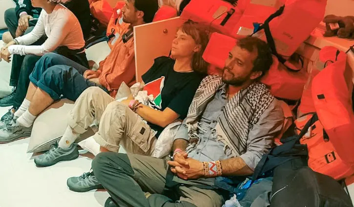 ফ্লোটিলার ২১ নৌযান কব্জায় নেওয়ার দাবি ইসরায়েলের