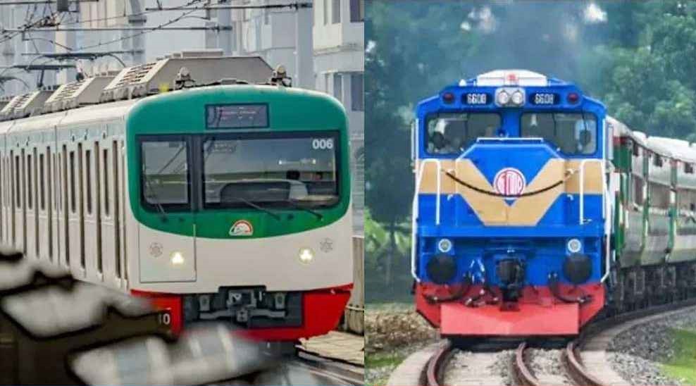 ঈদের ছুটি কাটিয়ে মেট্রোরেল ও আন্তঃনগর ট্রেন চলাচল শুরু