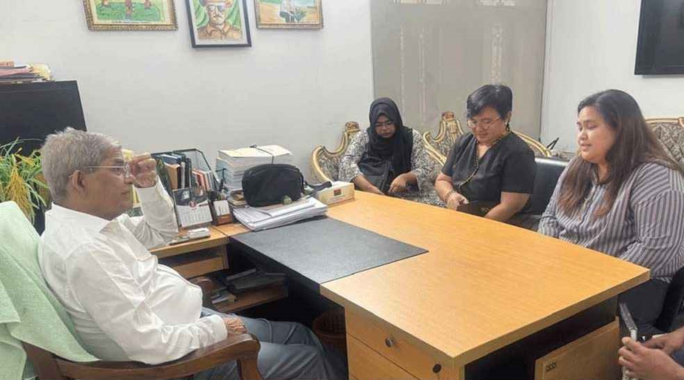 মির্জা ফখরুলের সঙ্গে এনফ্রেল প্রতিনিধিদলের সাক্ষাৎ