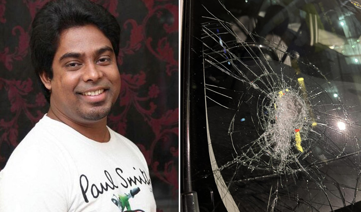 পরিচালক রেদওয়ান রনির গাড়ি ভাঙচুর