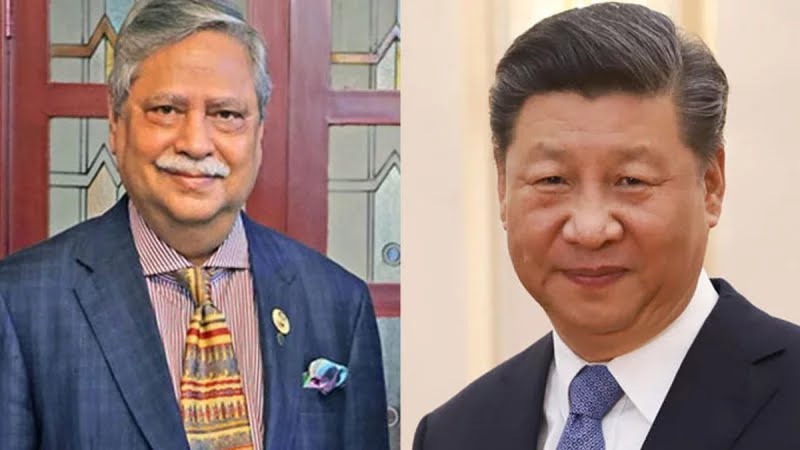 রাষ্ট্রপতিকে চীনের প্রেসিডেন্টের অভিনন্দন