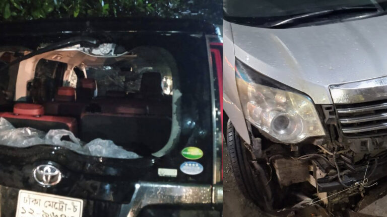 সন্ত্রাসীরা নাহিদ-হাসনাত-সারজিসের গাড়ি টার্গেট করে গুলি-বোমা ছুঁড়েছে: এনসিপি নেতা তুহিন