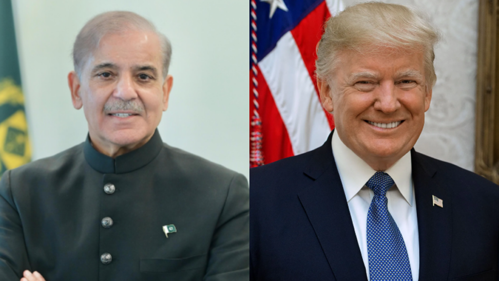 ট্রাম্পের প্রতি শাহবাজ শরিফের কৃতজ্ঞতা