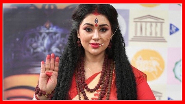 পারিশ্রমিক ছাড়াই কলকাতার দুর্গোৎসবের ‘মুখ’ অপু বিশ্বাস