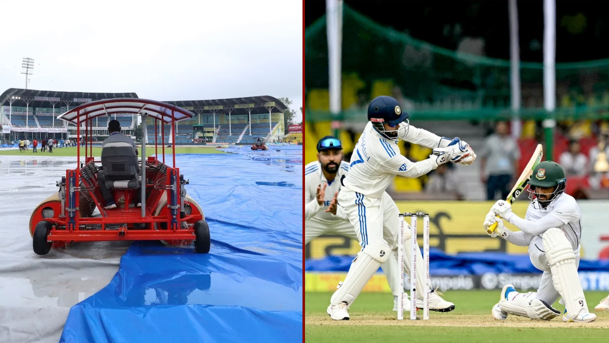 বৃষ্টির বাগড়ায় প্রথম দিনের খেলা আগেভাগেই শেষ