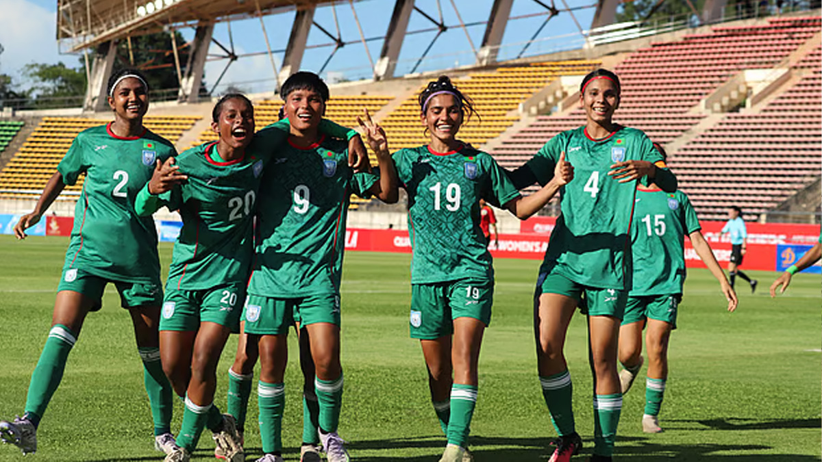 তৃষ্ণার হ্যাটট্রিকে পূর্ব তিমুরের বিরুদ্ধে বাংলাদেশের বড় জয়