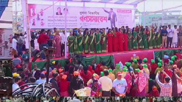 খুলনায় বিএনপির সমাবেশ শুরু