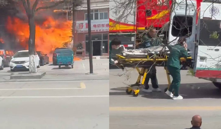 চীনে রেস্তোরাঁয় আগুন, নিহত ২২