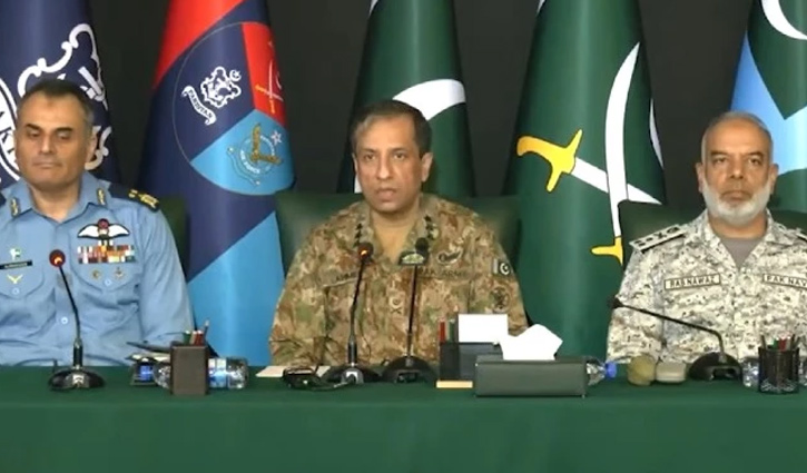 পাকিস্তান যুদ্ধবিরতির অনুরোধ করেনি: আইএসপিআর প্রধান