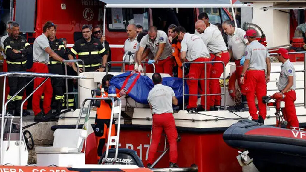 ইতালির সিসিলিতে প্রমোদতরী ডুবির ঘটনা নিলো নতুন মোড়