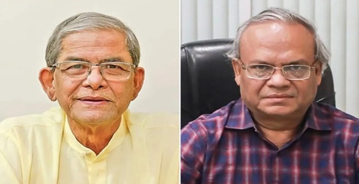 মির্জা ফখরুলকে দেখতে হাসপাতালে রিজভী