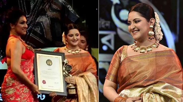 পরীমণিকে সেরা অভিনেত্রীর পুরস্কার দিলো আনন্দবাজার