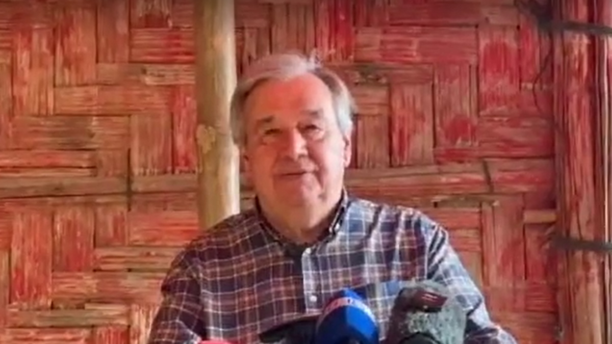 রোহিঙ্গাদের ফেরত পাঠাতে মিয়ানমারে শান্তি প্রতিষ্ঠিত হওয়া জরুরি: জাতিসংঘ মহাসচিব