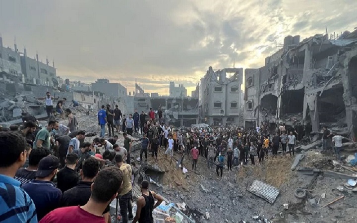 জাবালিয়া শরণার্থী শিবিরে ইসরায়েলের অতর্কিত হামলা, নিহত ৫০