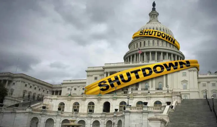 অনির্দিষ্টকালের জন্য অচল মার্কিন প্রশাসন