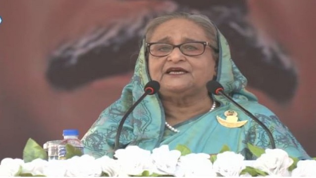 ওয়াদা করেন, নৌকায় ভোট দেবেন : শেখ হাসিনা