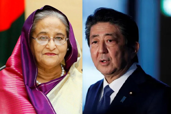 শিনজো আবের মৃত্যুতে প্রধানমন্ত্রীর শোক