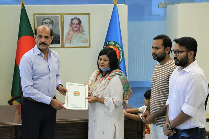 রুবেলের কবর স্থায়ী করে তার পরিবারকে মেয়রের চিঠি