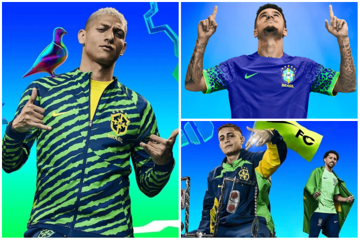 বিশ্বকাপের জন্য আকর্ষণীয় জার্সি উন্মোচন ব্রাজিলের