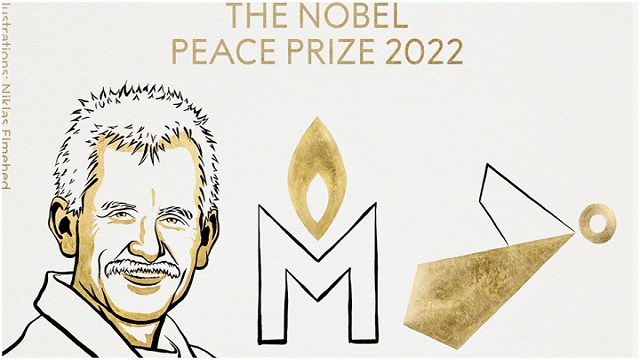 শান্তির নোবেল গেল ইউক্রেন, বেলারুশ ও রাশিয়ায়