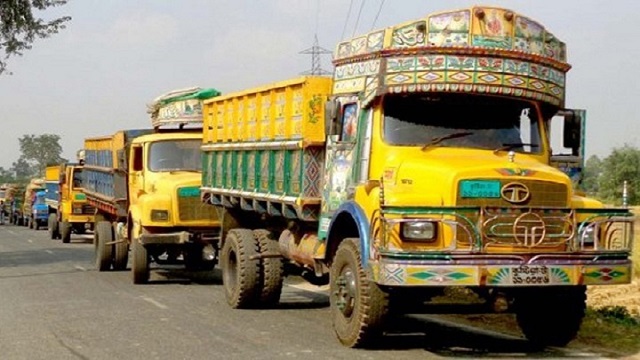 সিলেটে ৪৮ ঘণ্টার পণ্য পরিবহন ধর্মঘট চলছে