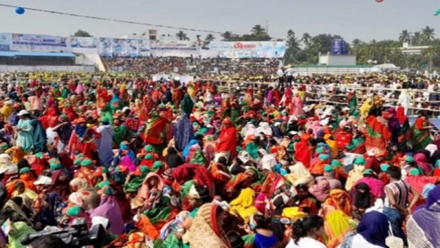 যশোরে প্রধানমন্ত্রীর জনসভায় লাখো মানুষের ঢল