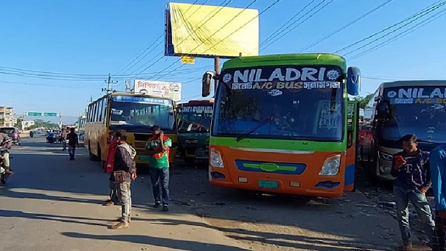 সুনামগঞ্জে পরিবহন ধর্মঘট প্রত্যাহার