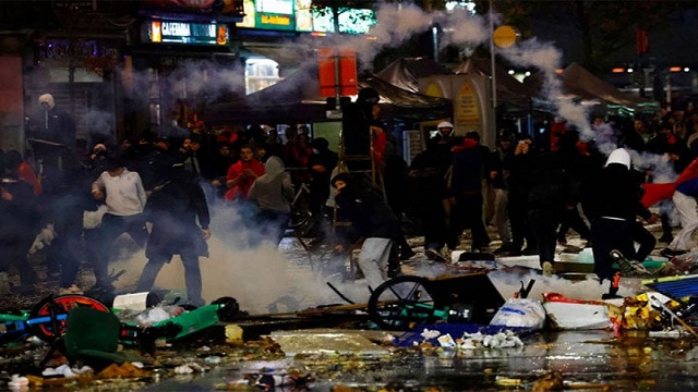 মরক্কোর কাছে হেরে যাওয়ায় বেলজিয়ামে বিক্ষোভ-ভাঙচুর