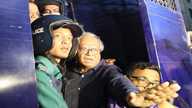 নয়াপল্টন থেকে রিজভী আটক