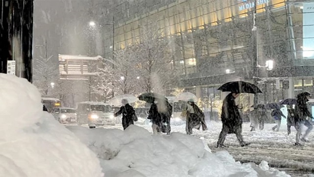 জাপানে ব্যাপক তুষারপাতে ১৭ জনের মৃত্যু