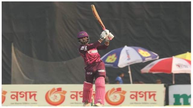 হৃদয়ের টানা দ্বিতীয় ফিফটিতে সিলেটের হ্যাটট্রিক জয়