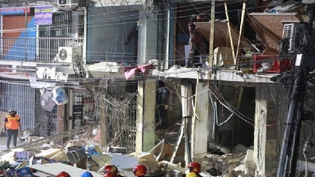 বিস্ফোরণ হওয়া ভবনে আর কোনো মরদেহ নেই : ফায়ার সার্ভিস