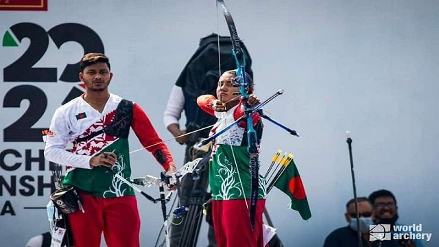 এশিয়া কাপ আরচারিতে স্বর্ণপদক জয় বাংলাদেশের