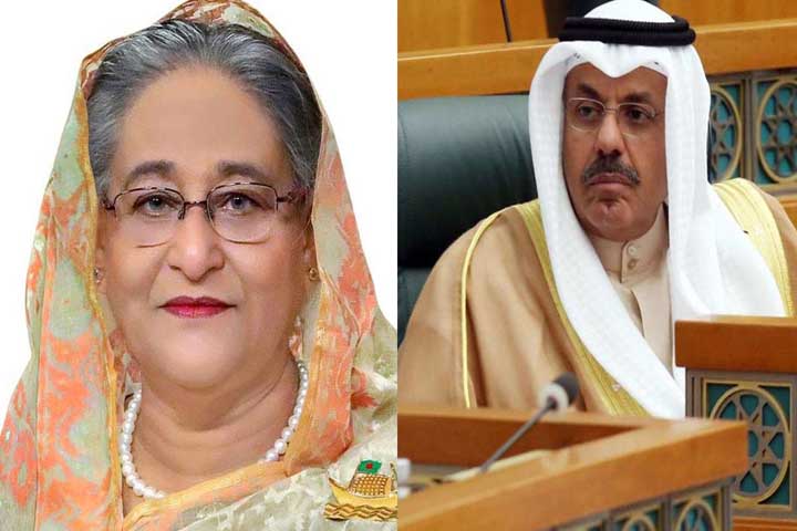 শেখ হাসিনাকে কুয়েতের প্রধানমন্ত্রীর ফোন