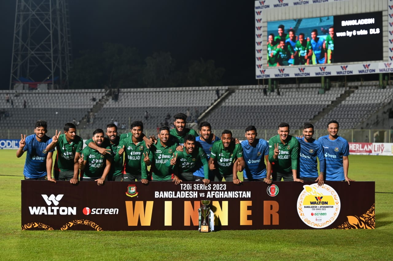 আফগানরা হোয়াইটওয়াশ, হ্যাটট্রিক সিরিজ জয় টাইগারদের