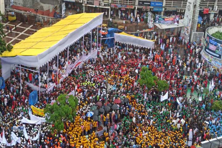 আওয়ামী লীগের শান্তি সমাবেশ থেকে ৫ দফা ঘোষণা