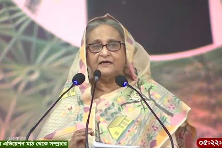 মানুষের ভাগ্য পরিবর্তনে বিএনপির কোনো অবদান নেই : প্রধানমন্ত্রী