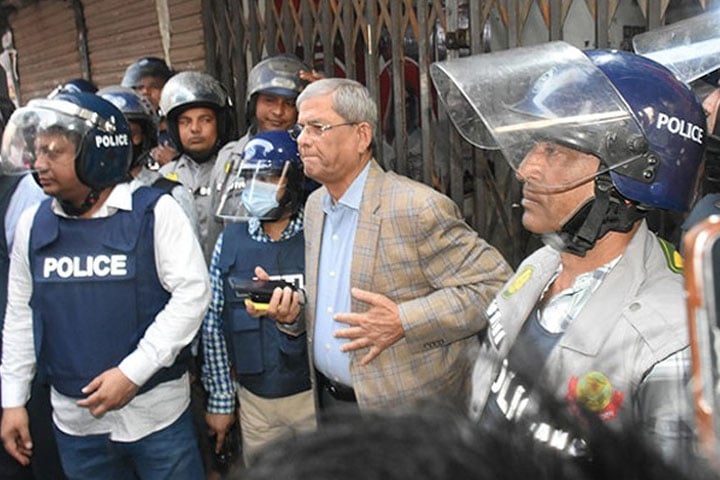 মির্জা ফখরুলকে জিজ্ঞাসাবাদের জন্য নিয়ে এসেছি : ডিএমপি কমিশনার