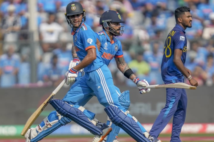 শ্রীলঙ্কার বিপক্ষে ভারতের রানের পাহাড়