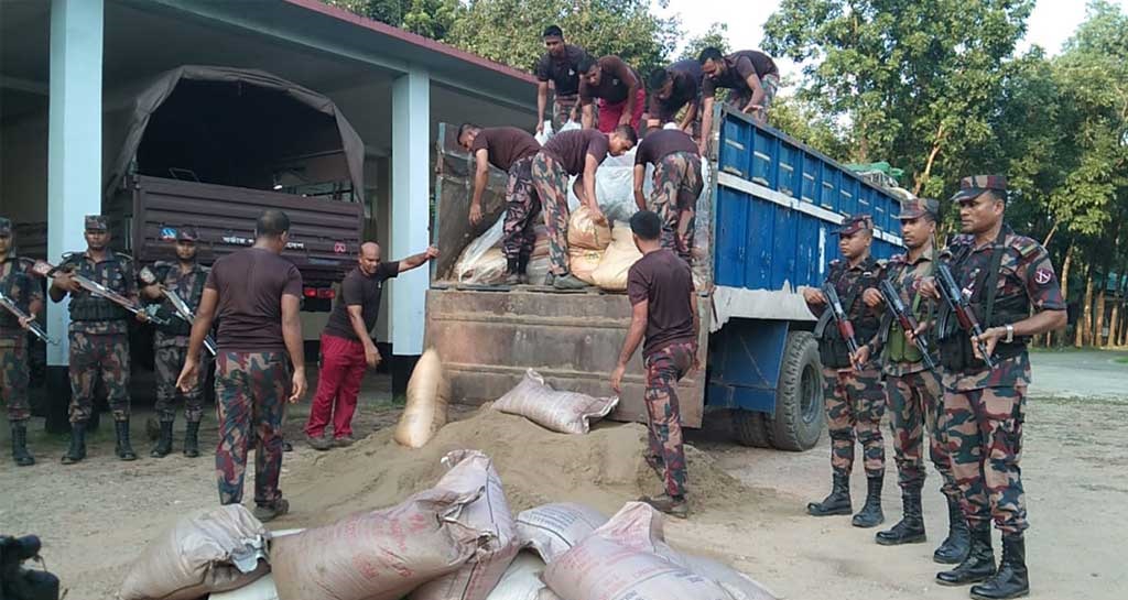 সিলেটে প্রায় অর্ধকোটি টাকার ভারতীয় চিনি জব্দ